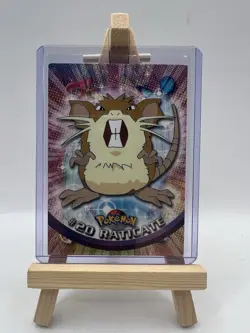 1999 Topps Pokemon TV Animation Edition Raticate #20 Green Topps Logo LP - Image 1