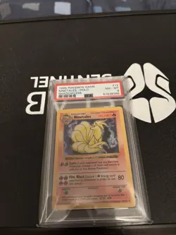 PSA 8 NINETALES 12/102 Holo Rare Shadowless Edition Base Set - Pokemon Card WOTC - Image 1