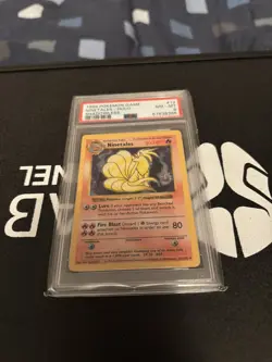 PSA 8 NINETALES 12/102 Holo Rare Shadowless Edition Base Set - Pokemon Card WOTC - Image 2