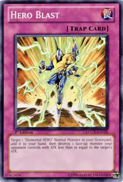 1x Hero Blast - LCGX-EN120 - Common - Unlimited 1st Edition NM - Image 1