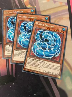 YUGIOH - WATER DRAGON X3 - SECRET RARE - NM - SGX2 - 1ST ED - Image 1