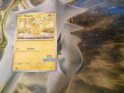 Pokemon Tcg Pikachu SVP 214 Illustration Contest 2024 Black Star Promo - Image 1