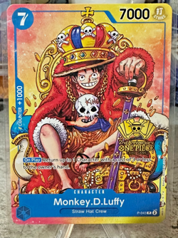 One Piece TCG - Monkey.D.Luffy P-043 (2nd Anniversary Stamped Promo) - English - Image 1