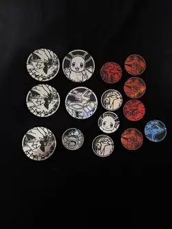 Pokemon TCG Plastic Flipping Coins Lot of 15 - Image 1