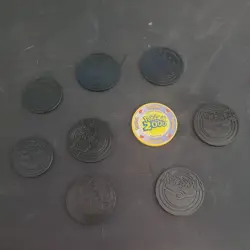 Vintage Pokemon TCG Coin Lot of 9 - Image 2
