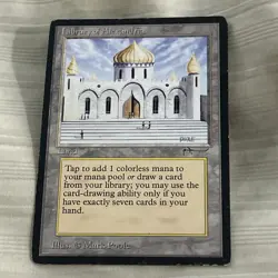 Library of Alexandria Magic The Gathering MTG, MP/HP, English Arabian Nights x1 - Image 1