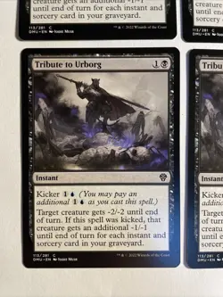 4x Mtg Dominaria United Tribute To Urborg NM/M Magic The Gathering - Image 2