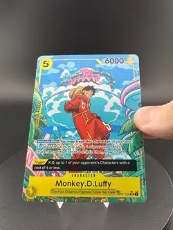 Monkey.D.Luffy (TR) OP07-109 Two Legends Foil One Piece tcg Treasure Rare - Image 2