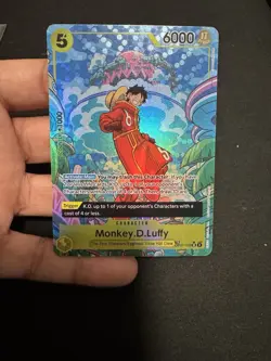 Monkey.D.Luffy (TR) OP07-109 Two Legends Foil One Piece tcg Treasure Rare - Image 1