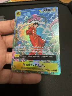 Monkey.D.Luffy (TR) OP07-109 Two Legends Foil One Piece tcg Treasure Rare - Image 3