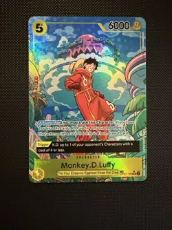 Monkey.D.Luffy (TR) OP07-109 Two Legends Foil One Piece tcg Treasure Rare NM - Image 1