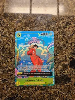 Monkey.D.Luffy (TR) OP07-109 Two Legends Foil One Piece tcg Treasure Rare - Image 1