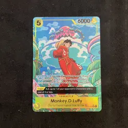 Monkey.D.Luffy (TR) OP07-109 Two Legends Foil One Piece tcg Treasure Rare - Image 1