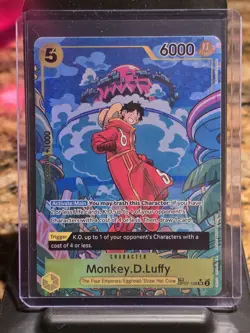 Monkey.D.Luffy (TR) OP07-109 Two Legends Foil One Piece tcg Treasure Rare - Image 3