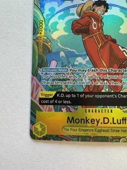 Monkey.D.Luffy (TR) OP07-109 Two Legends Foil One Piece tcg Treasure Rare - Image 5