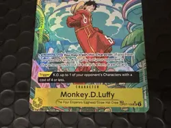 Monkey.D.Luffy (TR) OP07-109 Two Legends Foil One Piece tcg Treasure Rare - Image 3