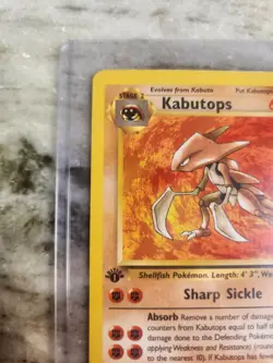 Pokemon TCG Kabutops 24/62 Non-Holo 1st Edition Rare Fossil 1999- LP- - Image 2