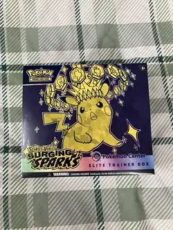 Pokemon TCG Surging Sparks Pokemon Center ETB Elite Trainer Box - Sealed ⚡ - Image 1