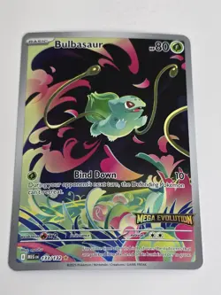 Bulbasaur 133/132 Mega Evolutions Illustration Rare Pokemon TCG NM - Image 1