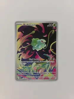 Pokemon TCG Bulbasaur 133/132 Mega Evolutions Illustration Rare (NM) - Image 1