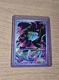 Pokemon TCG Bulbasaur 133/132 Mega Evolutions Illustration Rare (NM) - Image 3