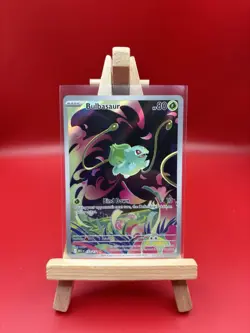 Pokemon TCG Bulbasaur 133/132 Mega Evolutions Illustration Rare (NM) - Image 1