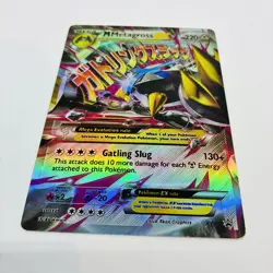 Pokemon Card - Mega M Metagross EX - Ultra Rare XY35 Shiny Black Star Promo 2014 - Image 4