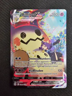 Pokemon TCG Mimikyu VMAX TG17/TG30 Swsh09: Brilliant Stars Trainer Gallery NM - Image 1