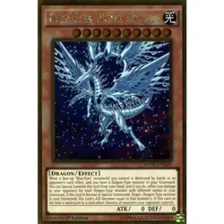Deep-Eyes White Dragon MVP1-ENG05 Yu-Gi-Oh! Card Gold Rare 1st Edition - Image 1