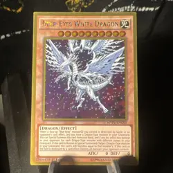 Yu-Gi-Oh! Deep-Eyes White Dragon MVP1-ENG05 Gold Rare 1st Edition - Image 1