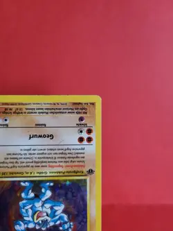 Pokemon Karte/card - Machomei Machamp 8/102 - Base Set 1. Edition Very Good - Image 5
