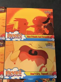 1998 Topps Pokemon Movie Animation Pikachu’s Vacation || 6 Cards - Image 3