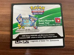 Pokemon Legends of Galar Tin: Zamazenta Online Code Card PTCGO - Online Delivery - Image 1