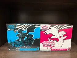 POKEMON SCARLET & VIOLET BLACK BOLT & WHITE FLARE ETB ELITE TRAINER BOX SEALED - Image 1