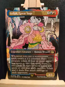 Tellah, Great Sage (Borderless) - Final Fantasy - Rare - NM (see pics) MTG - Image 1