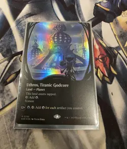 Uthros, Titanic Godcore (Borderless) Edge of Eternities Foil - Image 1