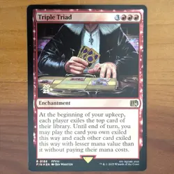 Triple Triad - Prerelease Foil Promo - Final Fantasy VIII MTG FF8 - Image 1