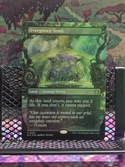 Overgrown Tomb - FOIL - MTG Lorwyn Eclipsed Magic - NM/M - Borderless - 350 - Image 1