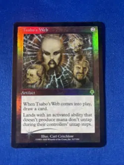 1x FOIL TSABO’S WEB x1 Invasion LP MtG Magic fast shipping - Image 1