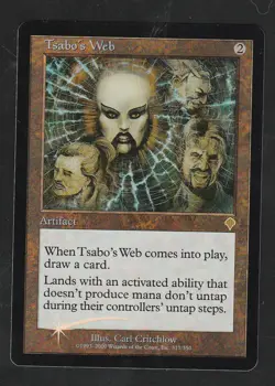 Magic the Gathering TSABO'S WEB #317/350 Invasion Foil Rare Artifact 2000 M - Image 1