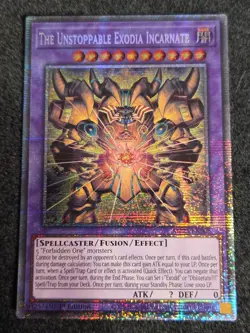 Yugioh The Unstoppable Exodia Incarnate MP25-EN008 1st Edition Starlight Rare NM - Image 1