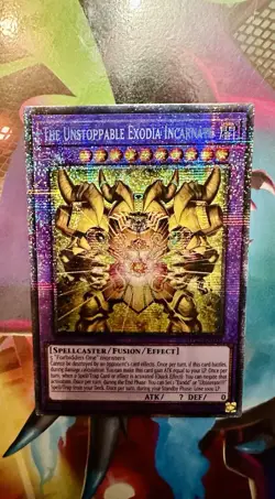 Yugioh The Unstoppable Exodia Incarnate MP25-EN008 1st Edition Starlight Rare NM - Image 1