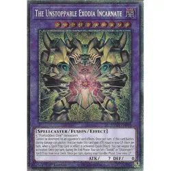 Yu-Gi-Oh The Unstoppable Exodia Incarnate MP25-EN008 Starlight Rare 1st Edition - Image 1