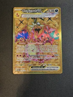 Charizard EX 228/197 SV3 Obsidian Flames Gold Hyper Rare Pokemon card TCG - Image 1