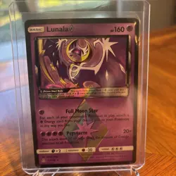Lunala Prism Star 62/156 Pokemon Ultra Prism Holo Rare - Image 1