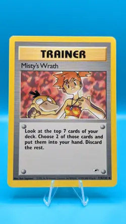 Pokemon Gym Heroes - Misty's Wrath 114/132 - LP Rare - Image 1