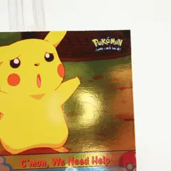 Topps Pokemon Pikachu's Vacation #53 Cmon We Need Help Holo Foil LP - Image 3