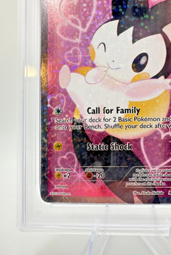 2013 Pokemon B&W Legendary Treasures Emolga EX #RC23 | FULL ART | PSA 7 - NM - Image 4