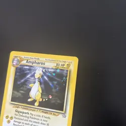 Ampharos 1st Edition (2000) Pokemon Neo Genesis HOLO NM 1/111 - Image 5