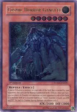 Cosmic Horror Gangi'el (UTR)-Ultimate Rare - 1st Edition - POTD-EN029 - Power... - Image 1